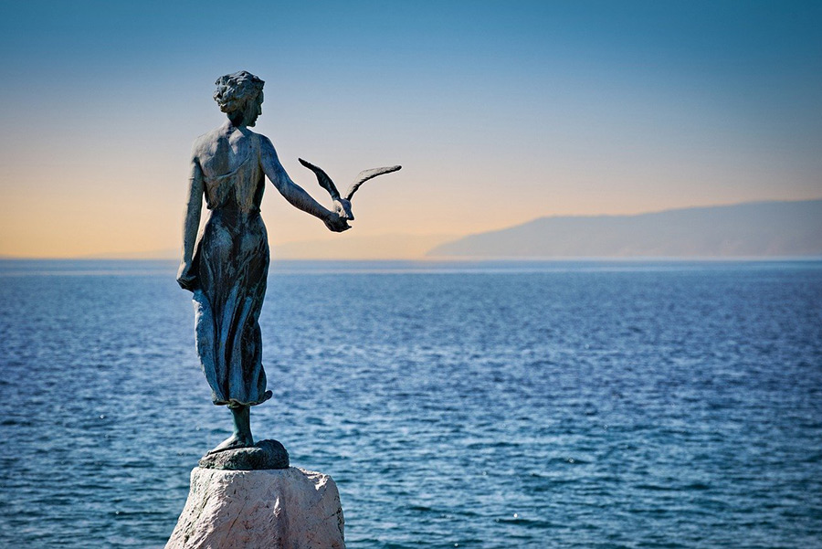 Kvarner Bay - Opatija Statue To The Sea