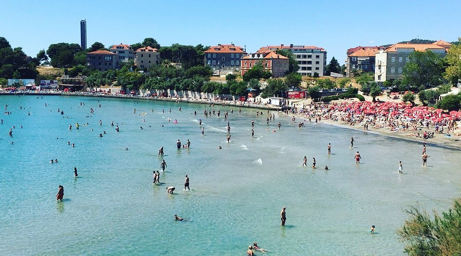 Bačvice - Sandy beach in Split Croatia