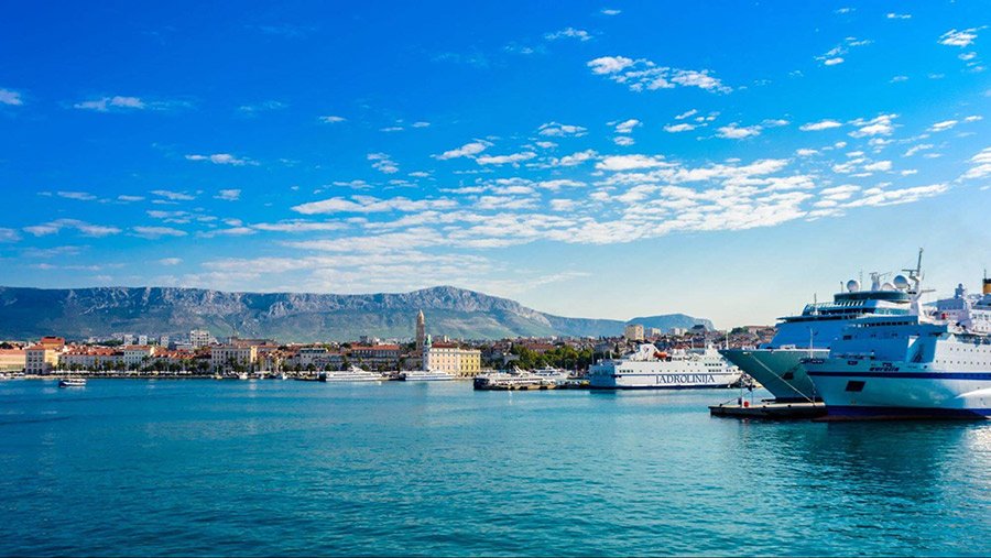 Ferry Port Split Croatia