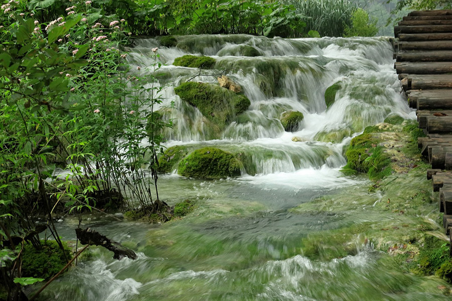 Hiking Trail In National Park Plitvice